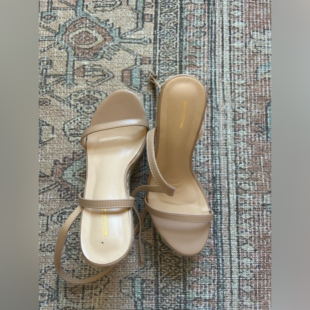 Tan wedges